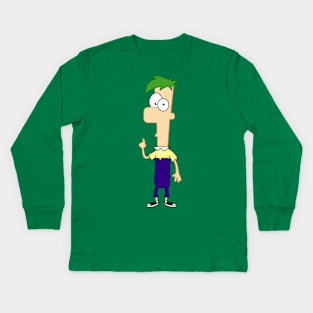 Ferb Kids Long Sleeve T-Shirt